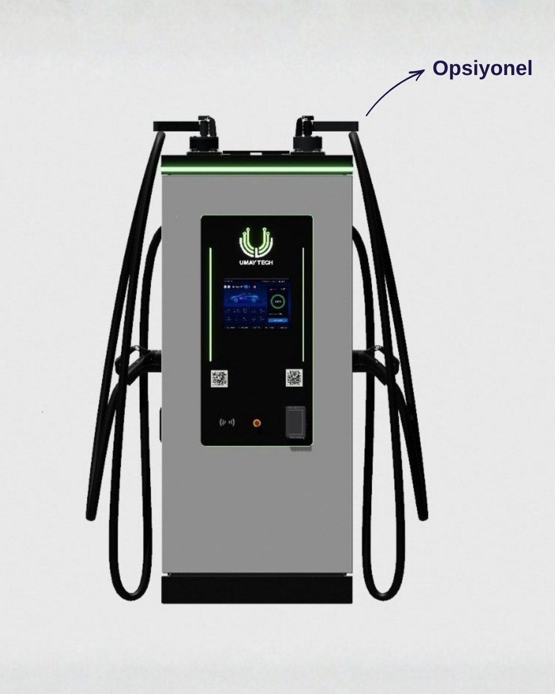 DC Araç Şarj Ünitesi 90kW 1 CCS2 DC Soket Çıkışlı Tip2