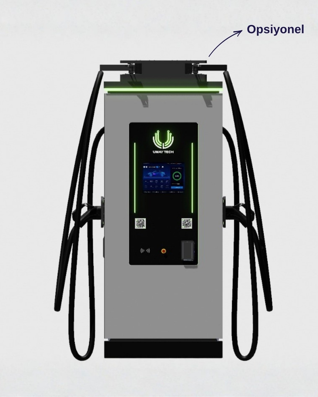 DC Araç Şarj Ünitesi 120kW 2 CCS2 DC Soket Çıkışlı Tip2